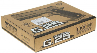 Страйкбольный пистолет пружинный Colt 1911PD Rail Galaxy G25 от магазина SERREITOR.RU