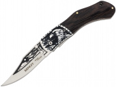 Нож складной Ножемир Чёткий Расклад Беркут C-200 с нейлоновым чехлом от магазина SERREITOR.RU