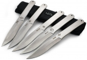 Набор ножей разделочных 5 шт с гравировкой символики силовых структур Ножемир Баланс M-120N от магазина SERREITOR.RU