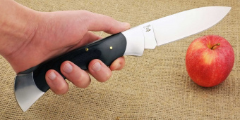 Нож складной зеркальная полировка деревянная рукоять C-144B Якорь от магазина SERREITOR.RU