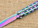 Нож складной бабочка балисонг Ножемир Чёткий Расклад Gradient B-117 от магазина SERREITOR.RU