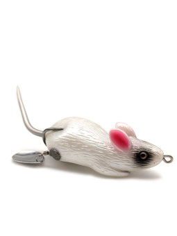 Приманка Мышь незацепляйка, длина 7.6 см, вес 26 г, цвет белый. от магазина SERREITOR.RU