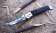 Нож автоматический деревянная рукоять с клипсой Ножемир Чёткий расклад Garm A-122B от магазина SERREITOR.RU