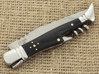 Нож складной со штопором деревянная рукоять Ножемир Четкий расклад Корсика C-104B от магазина SERREITOR.RU