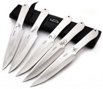 Набор ножей разделочных 5 шт Ножемир Баланс M-123L в кордуровом чехле от магазина SERREITOR.RU
