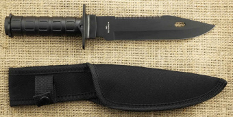 Туристический нож выживальщика с комплектом НАЗ Ножемир Комбат H-234BL от магазина SERREITOR.RU