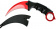 Нож керамбит металлический красный с пластиковыми ножнами CS-GО Ножемир H-230 RED от магазина SERREITOR.RU