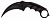 Нож керамбит металлический чёрный с пластиковыми ножнами из игры CS GО Ножемир H-230 BLACK от магазина SERREITOR.RU