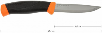 Нож туристический Morakniv Companion Orange Outdoor Sports Knife Mora-11824 от магазина SERREITOR.RU