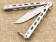 Нож складной бабочка балисонг Ножемир Чёткий Расклад Gradient B-118 от магазина SERREITOR.RU