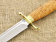 Нож ручной работы Ножемир с клинком из нержавеющей стали НКВД (4397)н от магазина SERREITOR.RU