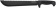 Мачете туристический черный Рубака Спасатель T-131 SPAS в кордуровом чехле от магазина SERREITOR.RU