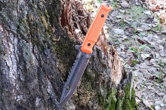 Нож выживания туристический с нейлоновым чехлом Ножемир Jungle H-194 от магазина SERREITOR.RU