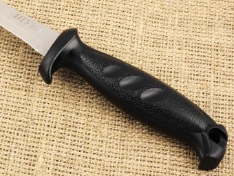 Нож рыбацкий филейный Ножемир Щука F-501B с пластиковыми ножнами от магазина SERREITOR.RU