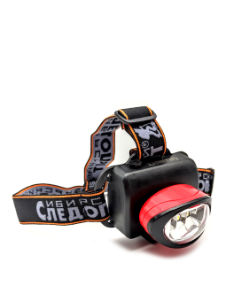Налобный фонарь Люминофор, 6 SMD LED, 3хААА, цвет красный от магазина SERREITOR.RU