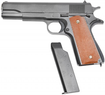 Страйкбольный пистолет пружинный Colt 1911 black Galaxy G13 от магазина SERREITOR.RU